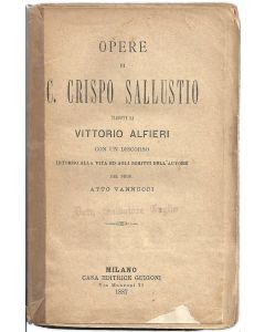 OPERE di C. Crispo Sallustio