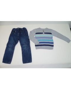 COMPLETO JEANS + PULLOVER