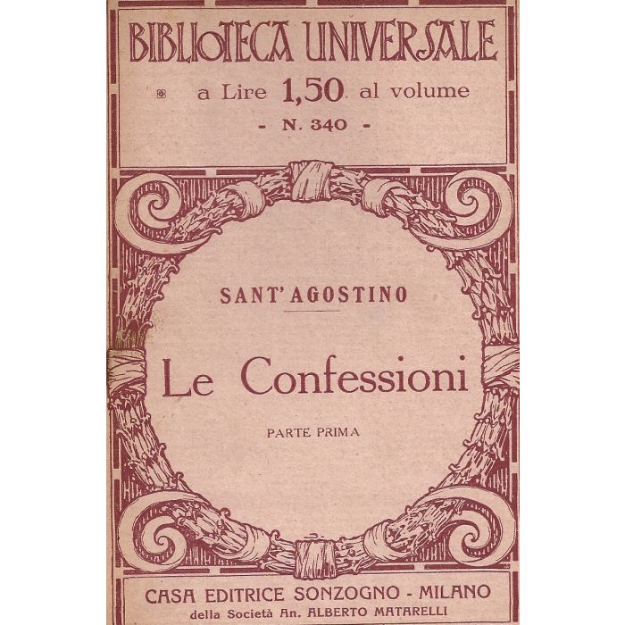 Le Confessioni Di Sant Agostino Pdf LE CONFESSIONI di Sant'Agostino